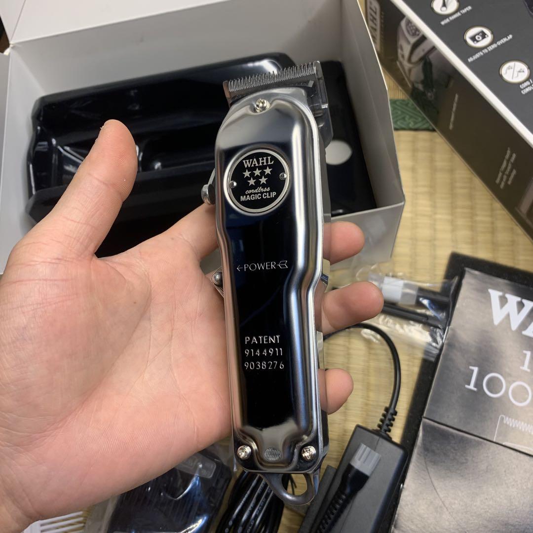 wahl ウォール　コードレスバリカン　マジッククリップ　シルバー　値下げ不可 wahl ウォール コードレスバリカン マジッククリップ シルバー