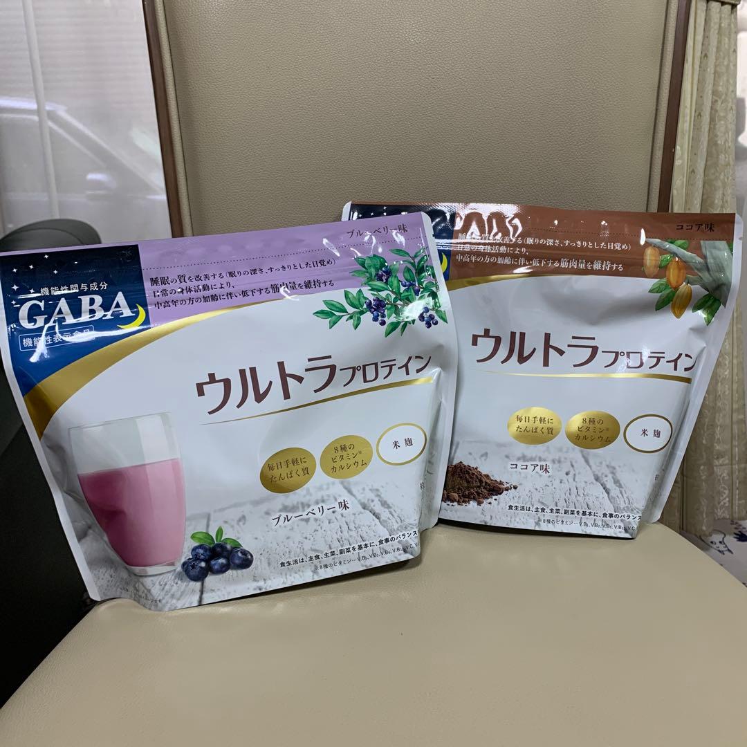 GABA ウルトラプロテイン ブルーベリー ココア味 2袋セットCurves