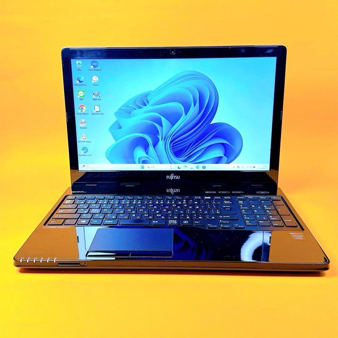 逆輸入 贅沢SSD512⭐️爆速ノートパソコン windows11 カメラ 薄型 Windowsノート本体