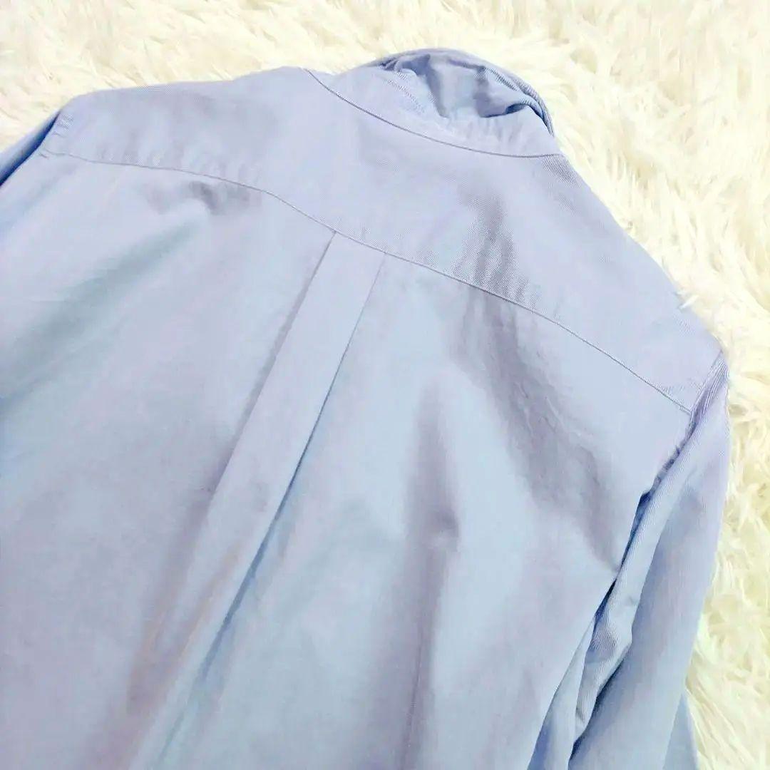 ドゥーズィエムクラス　ワイヤーwashシャツ　ブラウス　ブルー