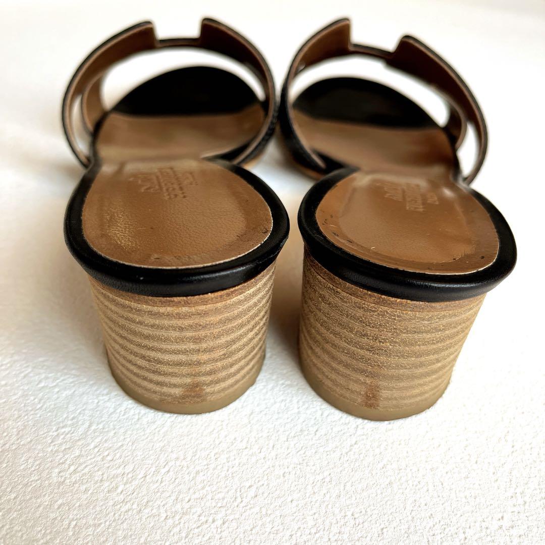 裏貼り済み HERMÉS オアジス サンダル 35 裏貼り済み HERMÉS オアジス サンダル 35 - メルカリ