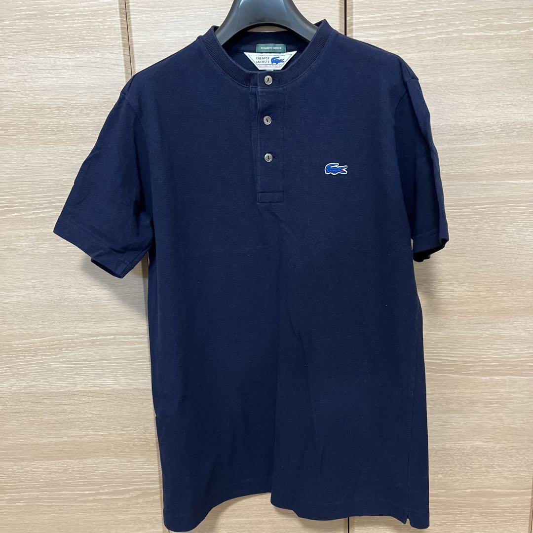 ラコステ　ポロシャツ　ヘンリーネック LACOSTE - LACOSTE×B:MING by BEAMS/別注パイルヘンリーネックT