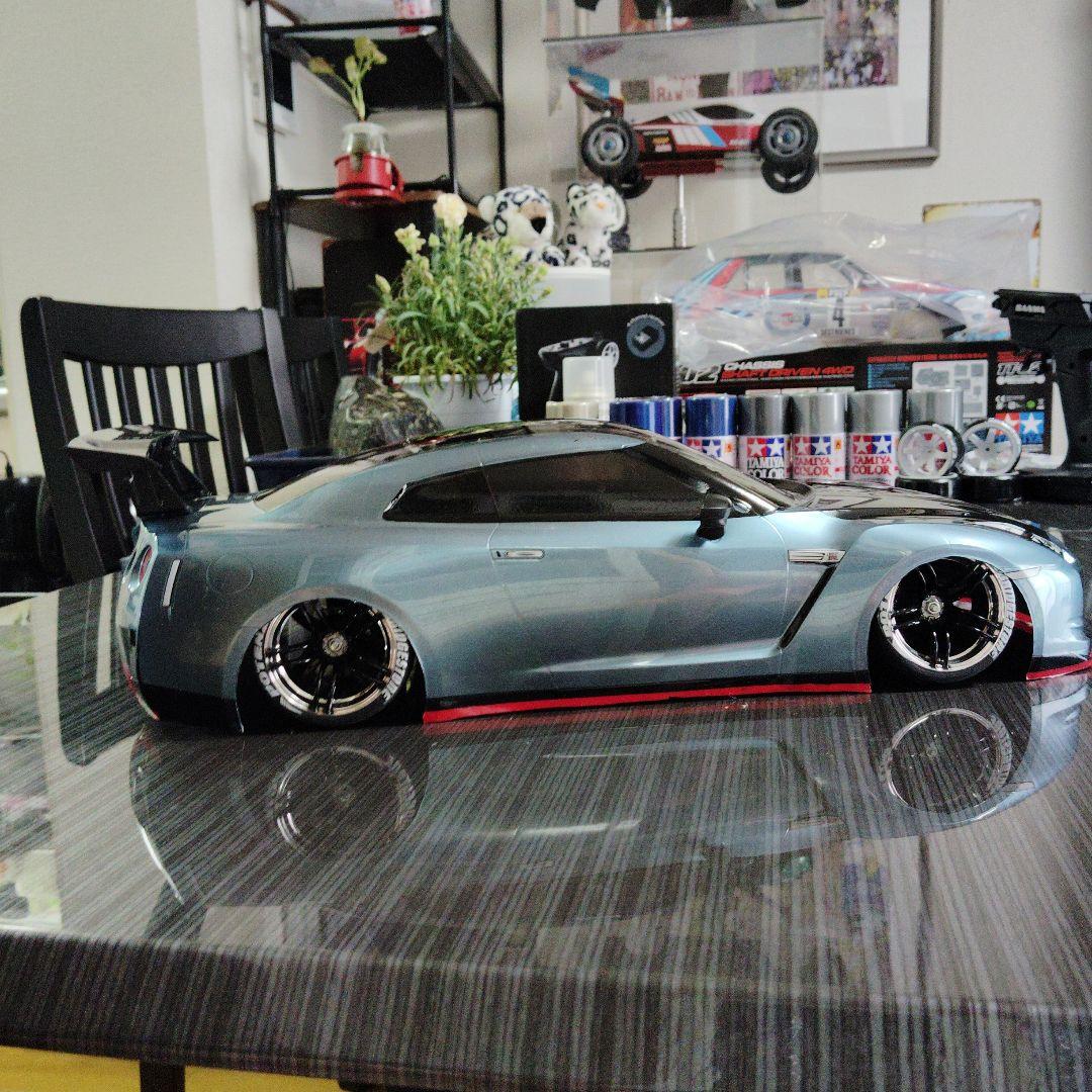当店オリジナル塗装済みボディ タミヤ 1/10 NISSAN GT-R(R35