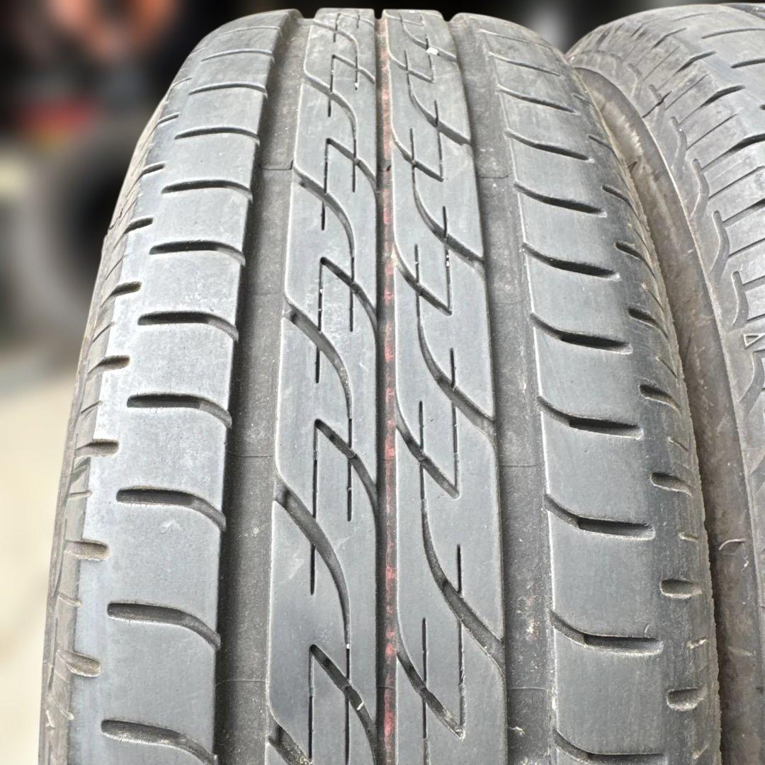 155/65R13 ブリヂストン NEXTRY ホイールセット （青0490）