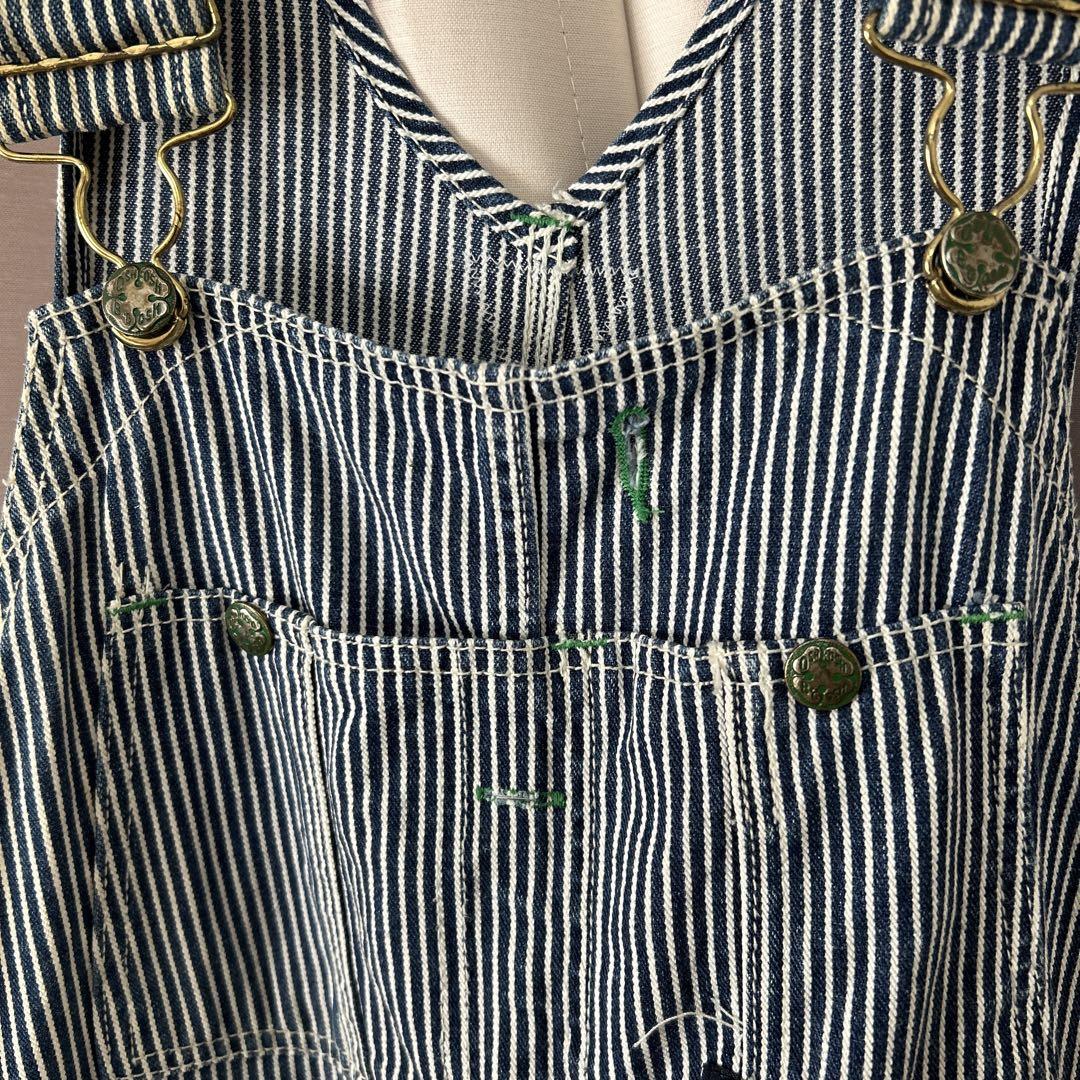 『OSH KOSH』オシュコシュ　オーバーオール　ヒッコリーストライプ