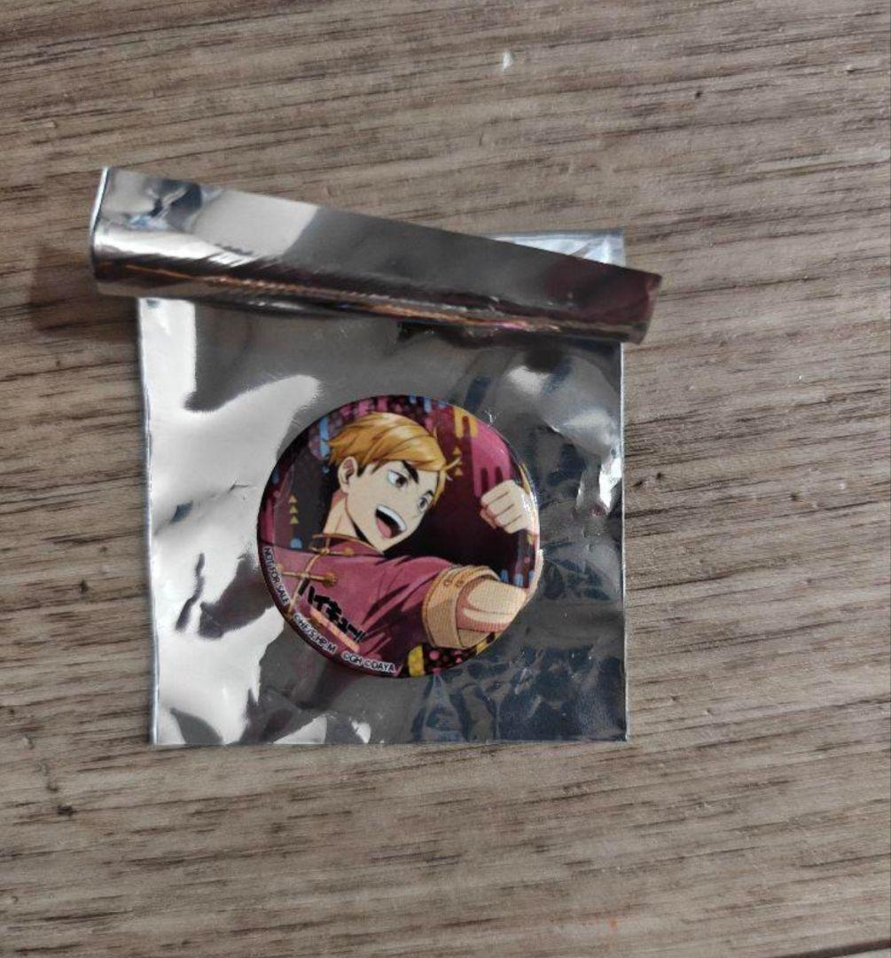 宮侑 ハイキュー ファンパーク 特典 ハイドリ 缶バッジ - メルカリ