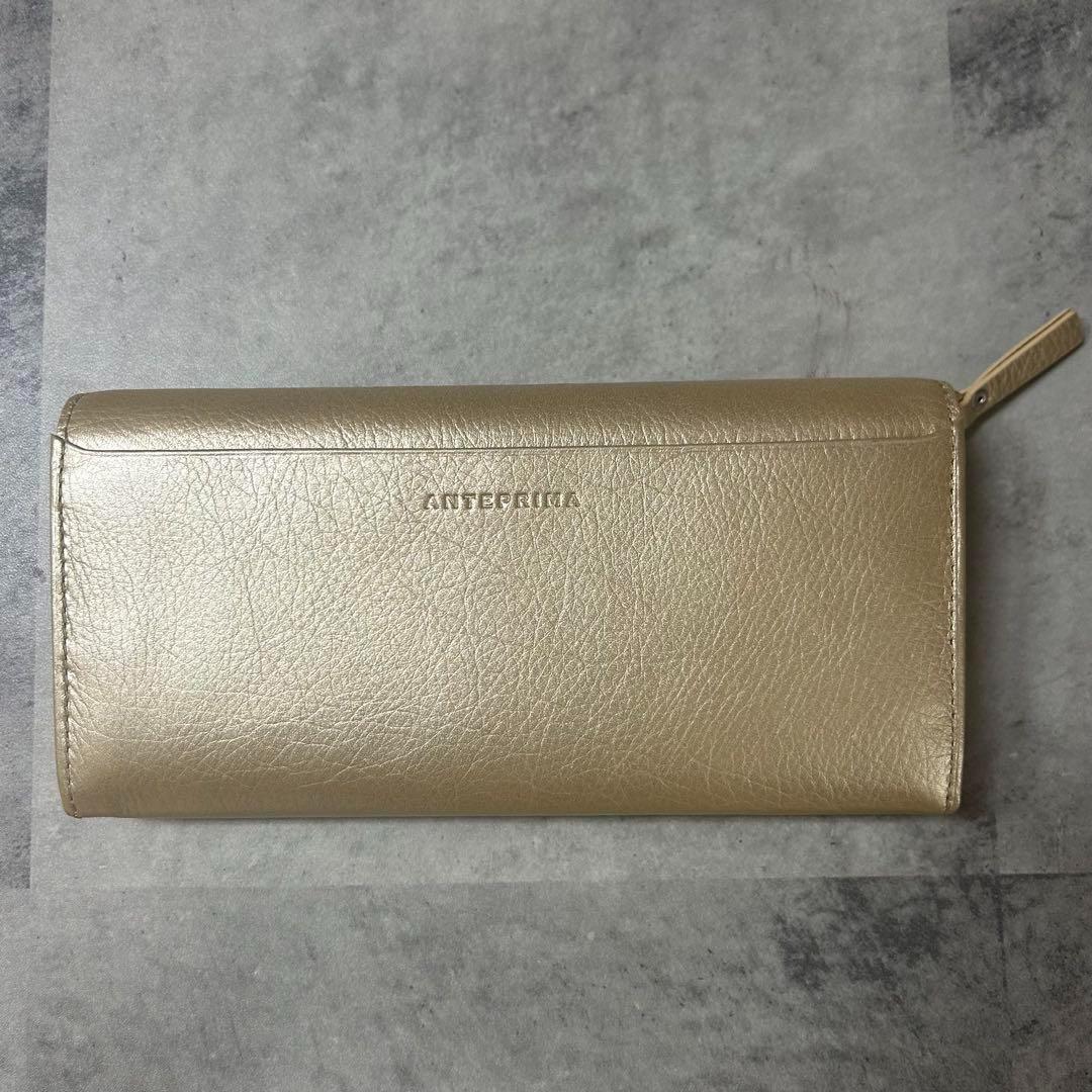 新品未使用●ANTEPRIMA●マッツェット　長財布　シャンパンゴールド
