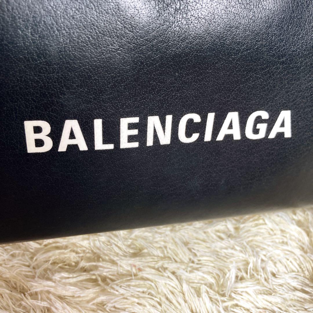 極美✨BALENCIAGA エブリデイ コンチネンタル長財布 ラウンドジップ 黒