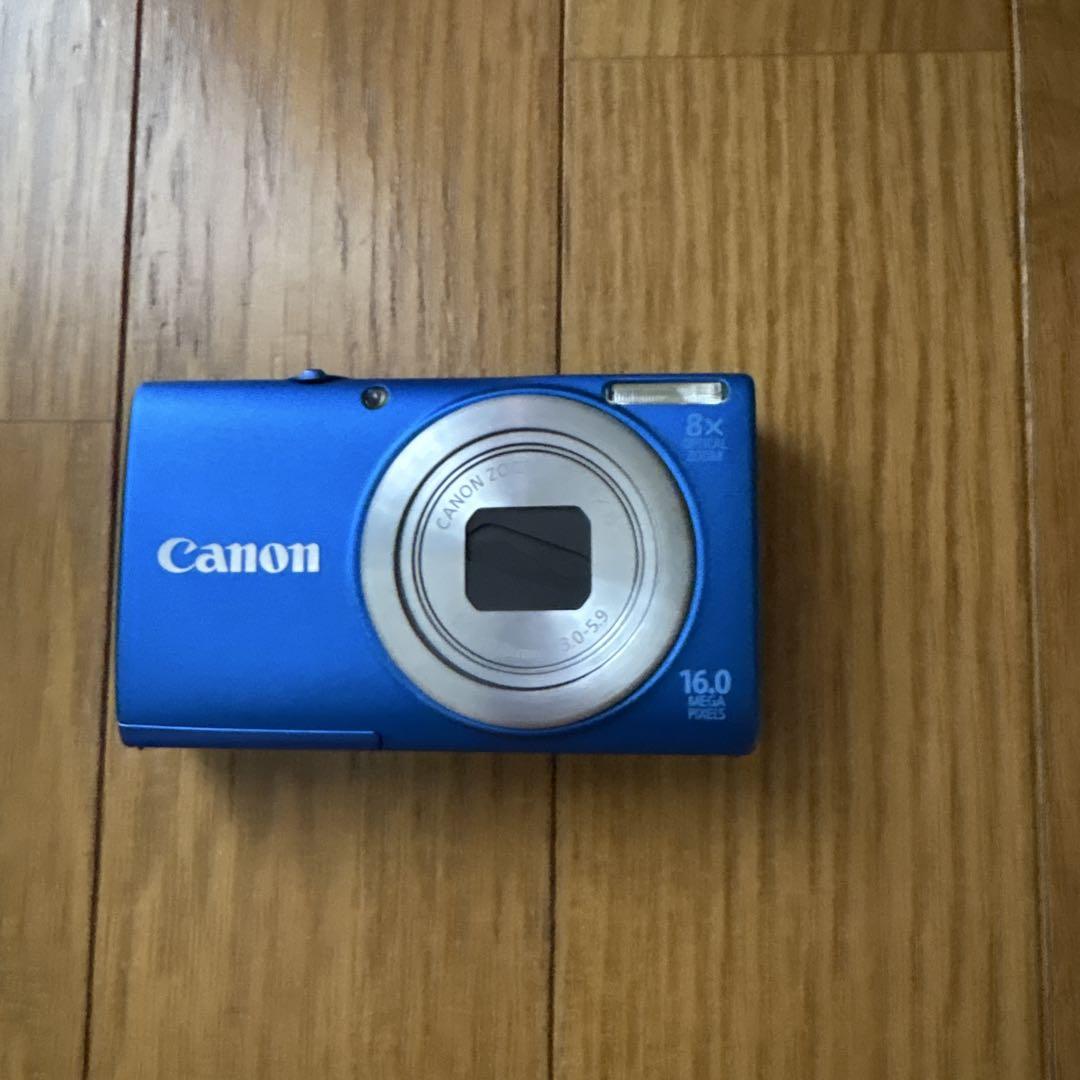 【初期化済み】Canon PowerShot A1400 青 16.0 MP