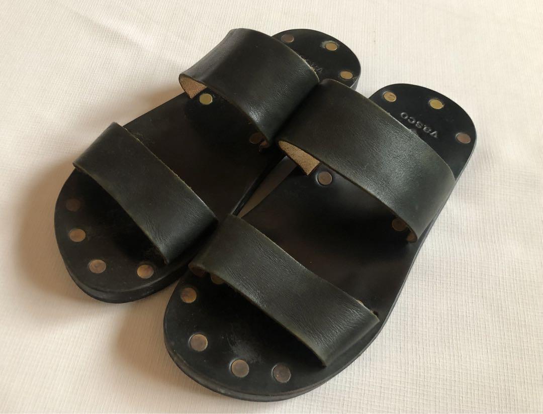 VASCO レザーサンダル　BLACK