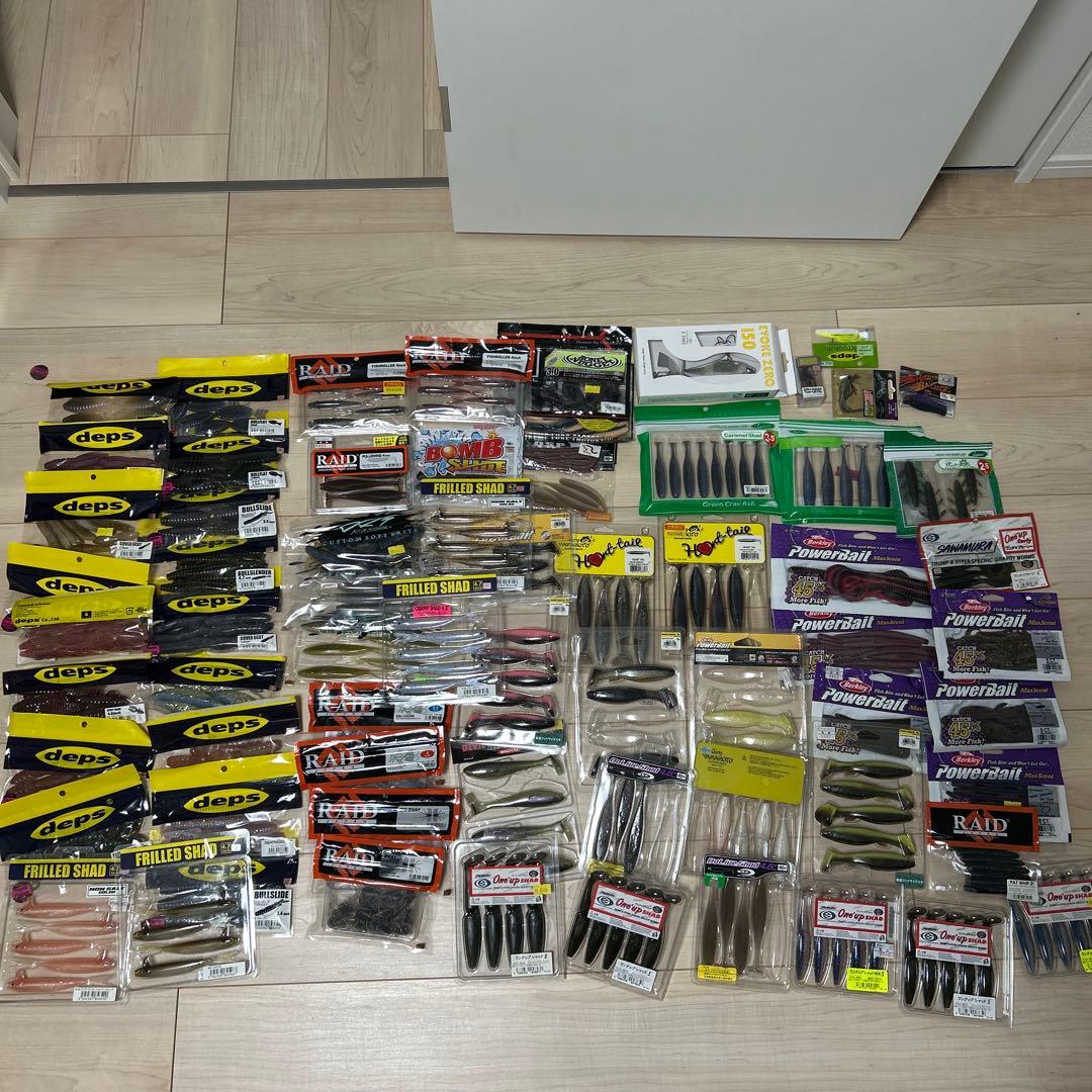 バス釣り引退 ワーム その他 セットdeps