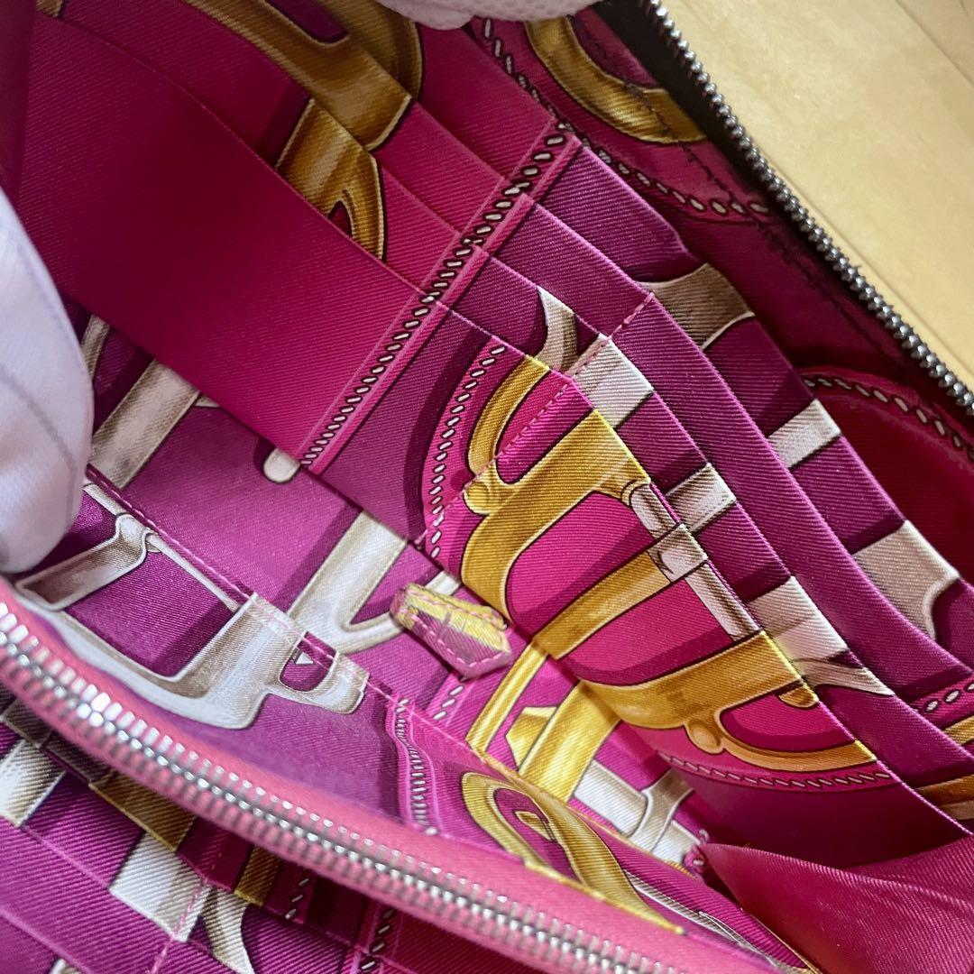 ○エルメス アザップロング シルクイン 長財布