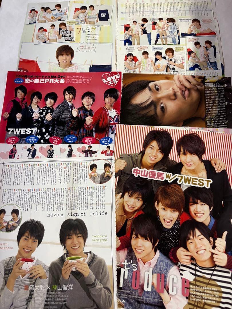 ①2013-16年 WEST. アイドル誌 切り抜き 計71冊分 匿名配送】 WEST. 切り抜き 56ページ まとめ売り - メルカリ