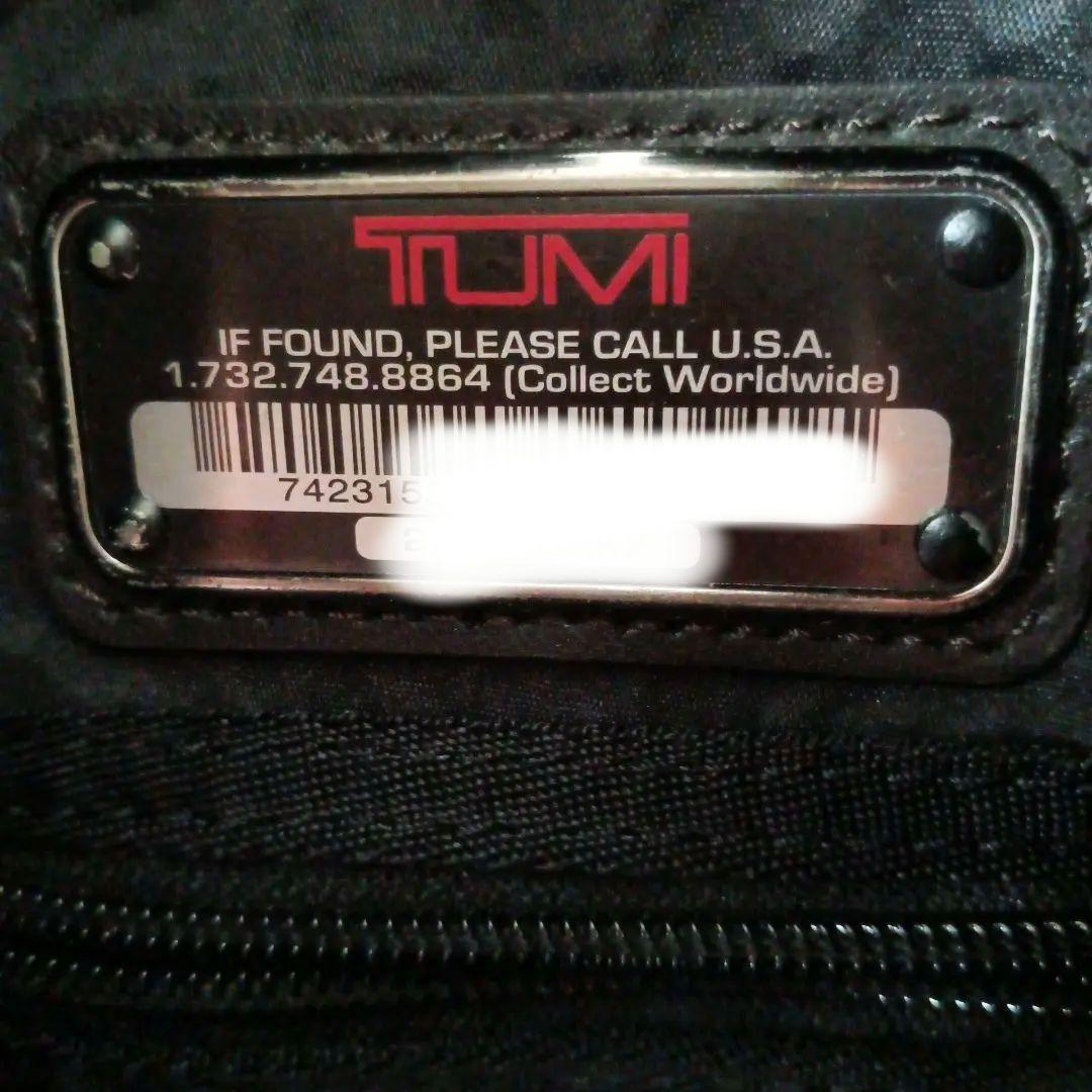 TUMI ブラック ショルダーバッグ 222318HK2