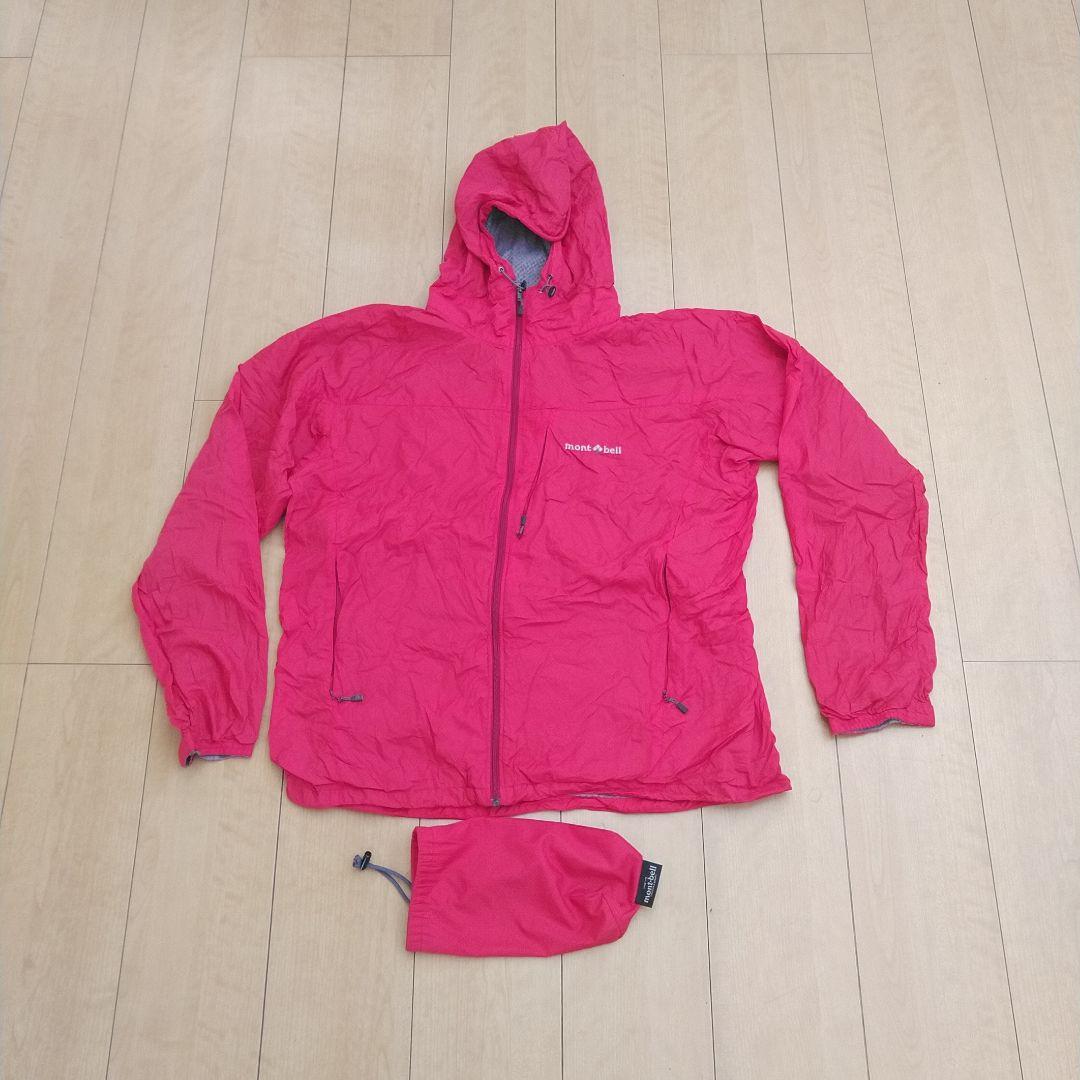mont-bell 裏生地メッシュパーカー メンズ Lサイズ 赤色L montbell
