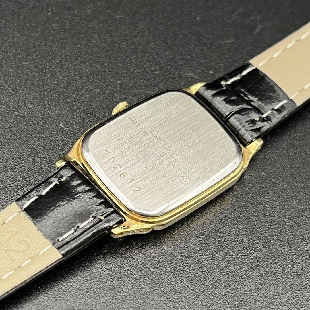 【稼動品】腕時計　SEIKO セイコー　新品電池　新品ベルト　ローマ数字