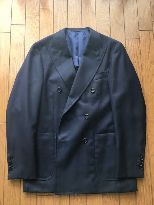 BEAMS F BAFY × BEAMS F 別注ダブルブレストニットジャケット アウター