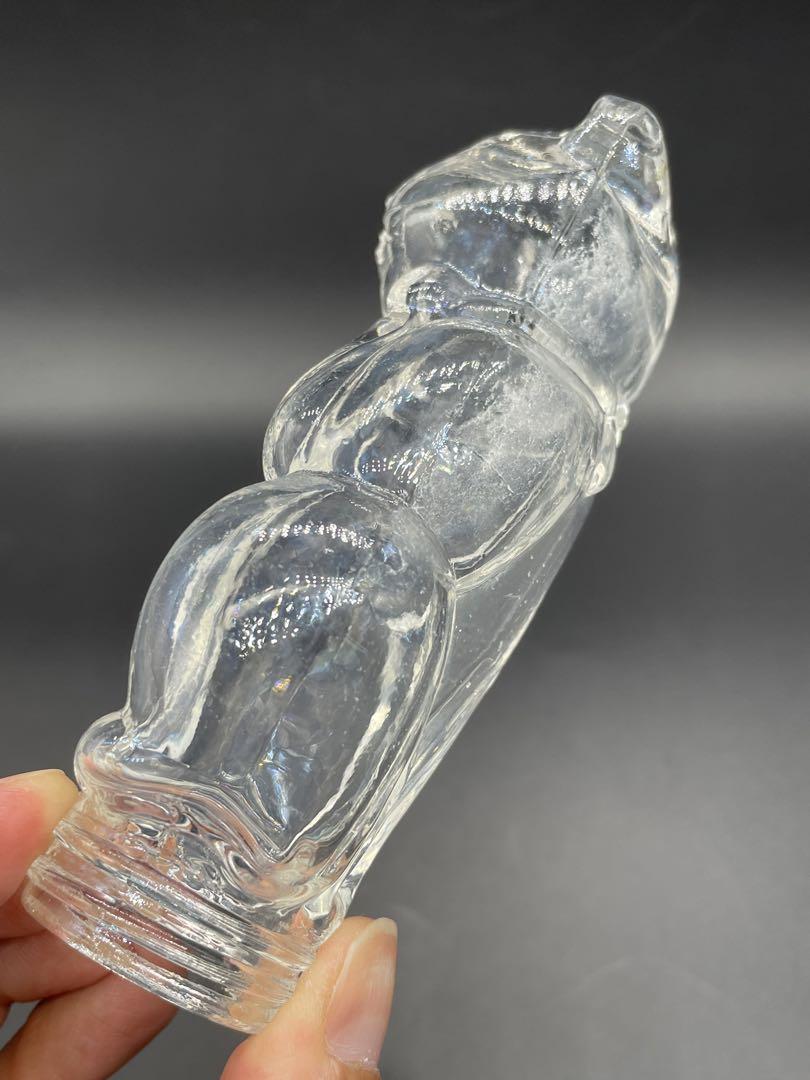 招き猫 金平糖瓶 レトロ瓶-