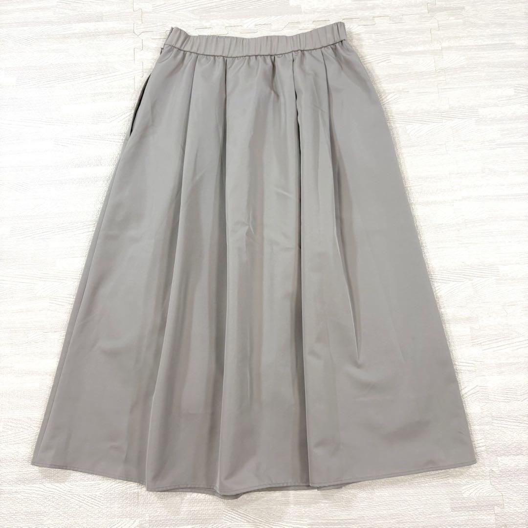 新品未使用✨自由区 24SS タフタタック スカート ベージュ 40