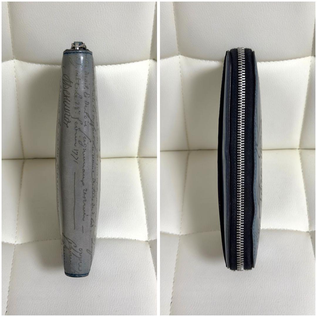 限定 定価22.4万円 ベルルッティ 即完売 イタウバ スクリットレザー長財布