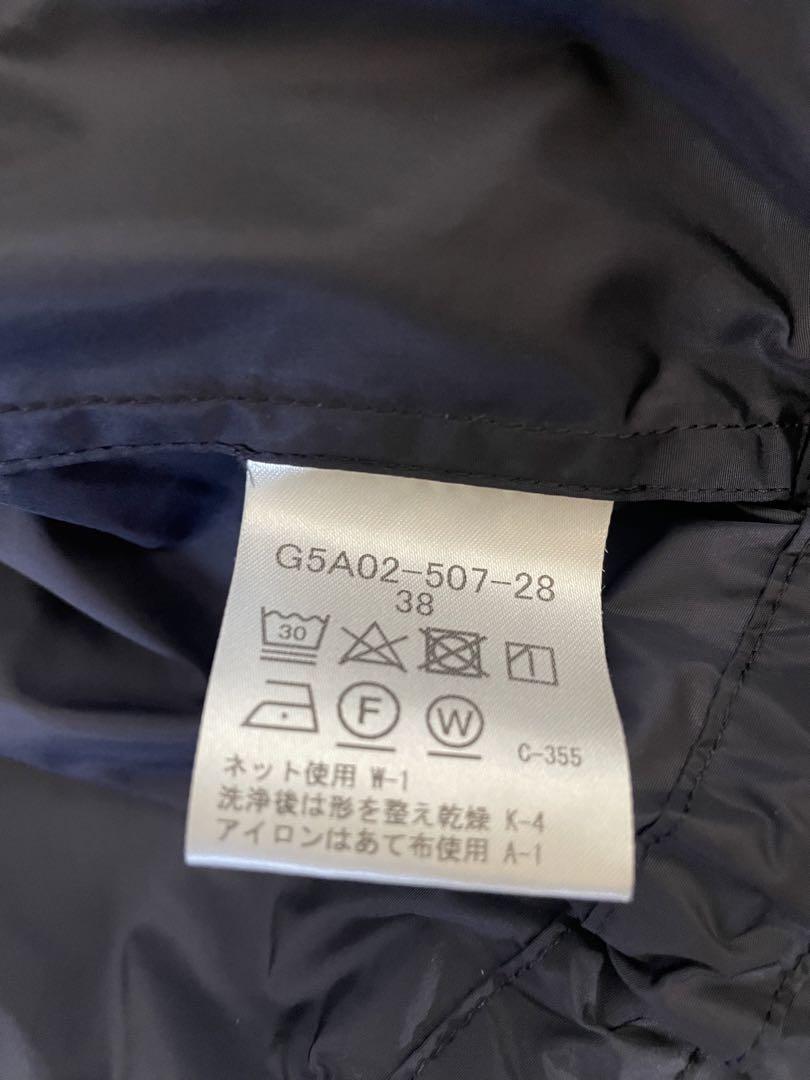 マッキントッシュロンドン  LIMONTA タフタフーデットコート　navy