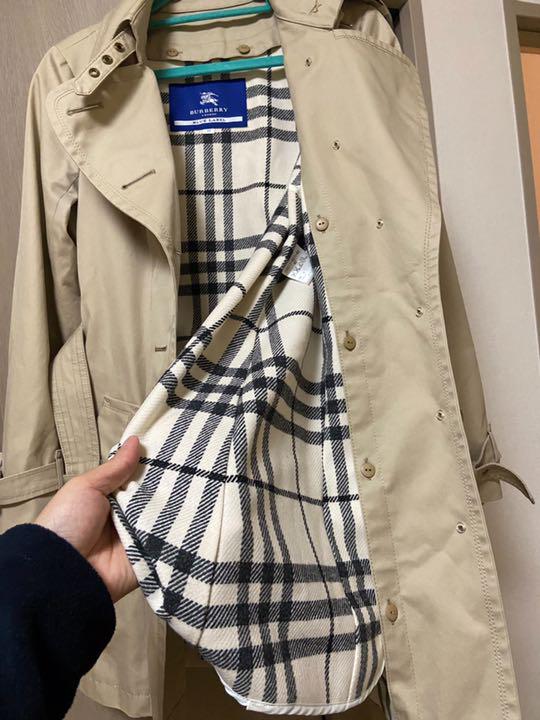 バーバリーブルーレーベル　トレンチコート ベージュ