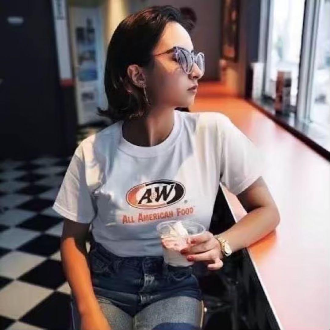 新品 A＆W キャップ トラッカーキャップ ブラック Tシャツ M 白 山田レン