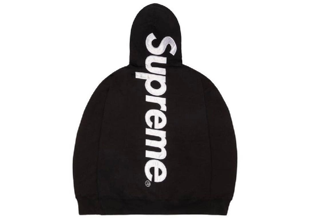 Supreme Satin Applique Hooded Sweatshirt