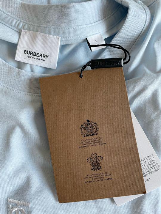 新品未使用 BURBERR ロゴ 刺繍 Tシャツ　タグ付き