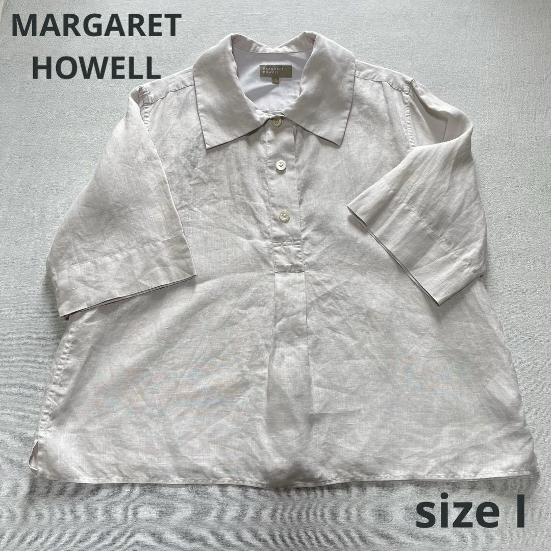 MARGARET HOWELL リネンボイル 襟付きシャツ - メルカリ