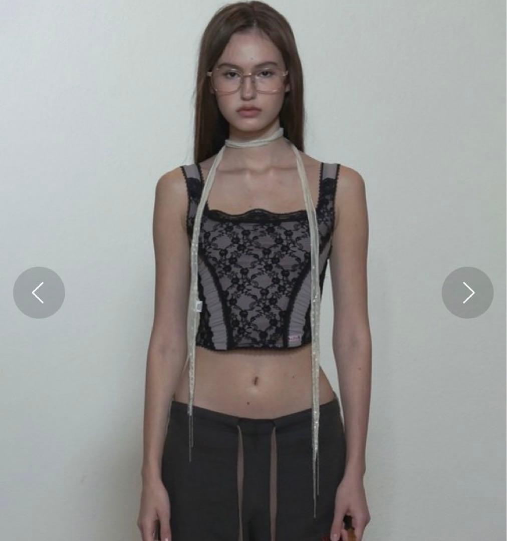 SCULPTOR Team Mary Corset Top ブラック MM SCULPTOR