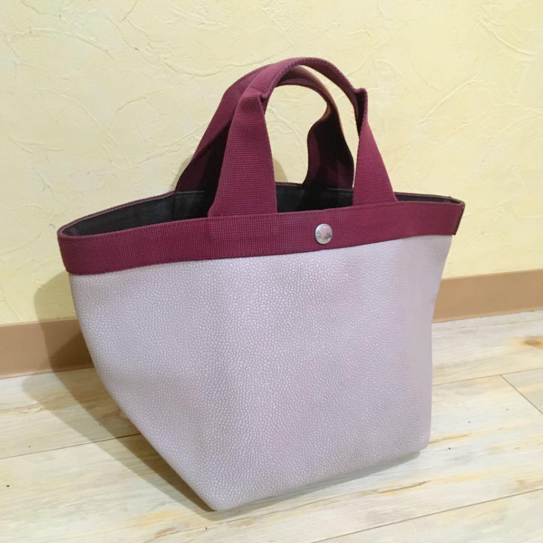 値引 みゆ様専用【美品】エルベシャプリエ 707GP マスティック×モカ - トートバッグ