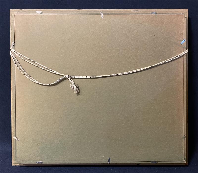 「真作」作者不明　風景画　油彩画　額装　サイン有り　F10号