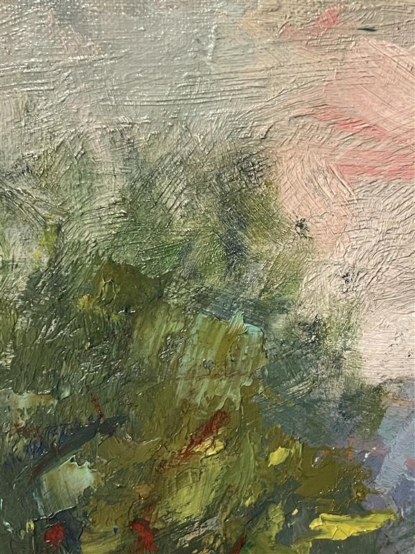 「真作」作者不明　風景画　油彩画　額装　サイン有り　F10号