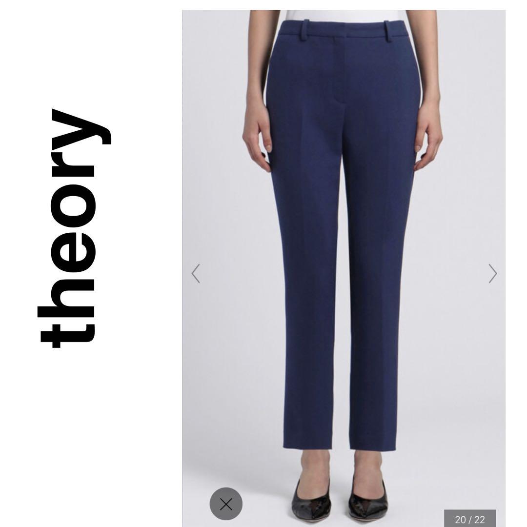 theory セオリー クロップドパンツ　スリムフィットパンツ