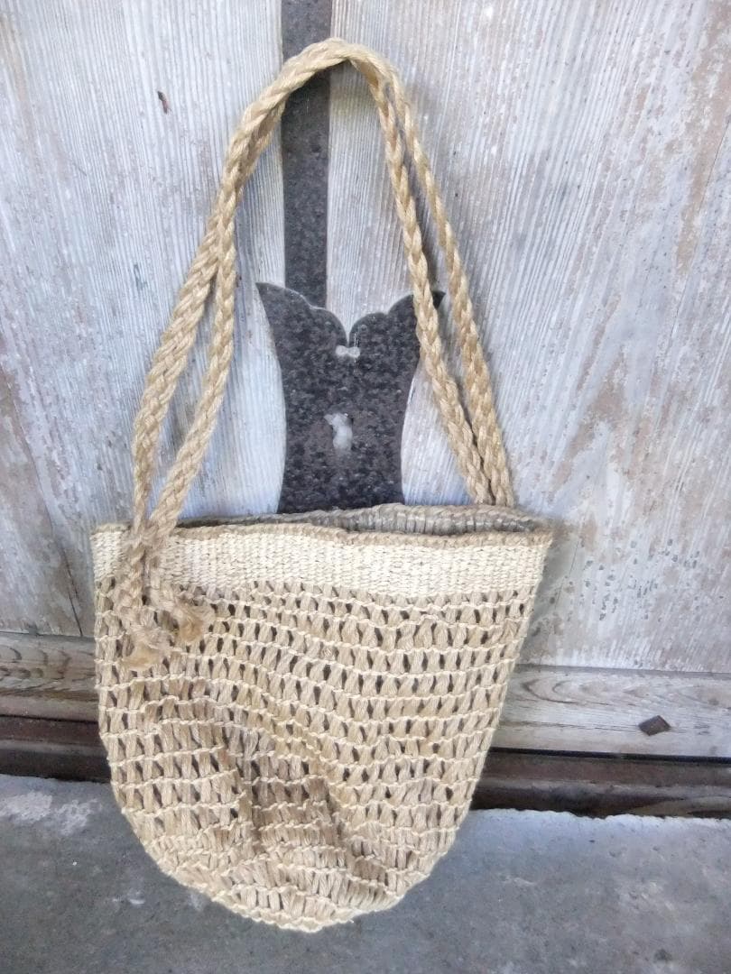 アイヌ民具風 編み袋目立った傷や汚れなし