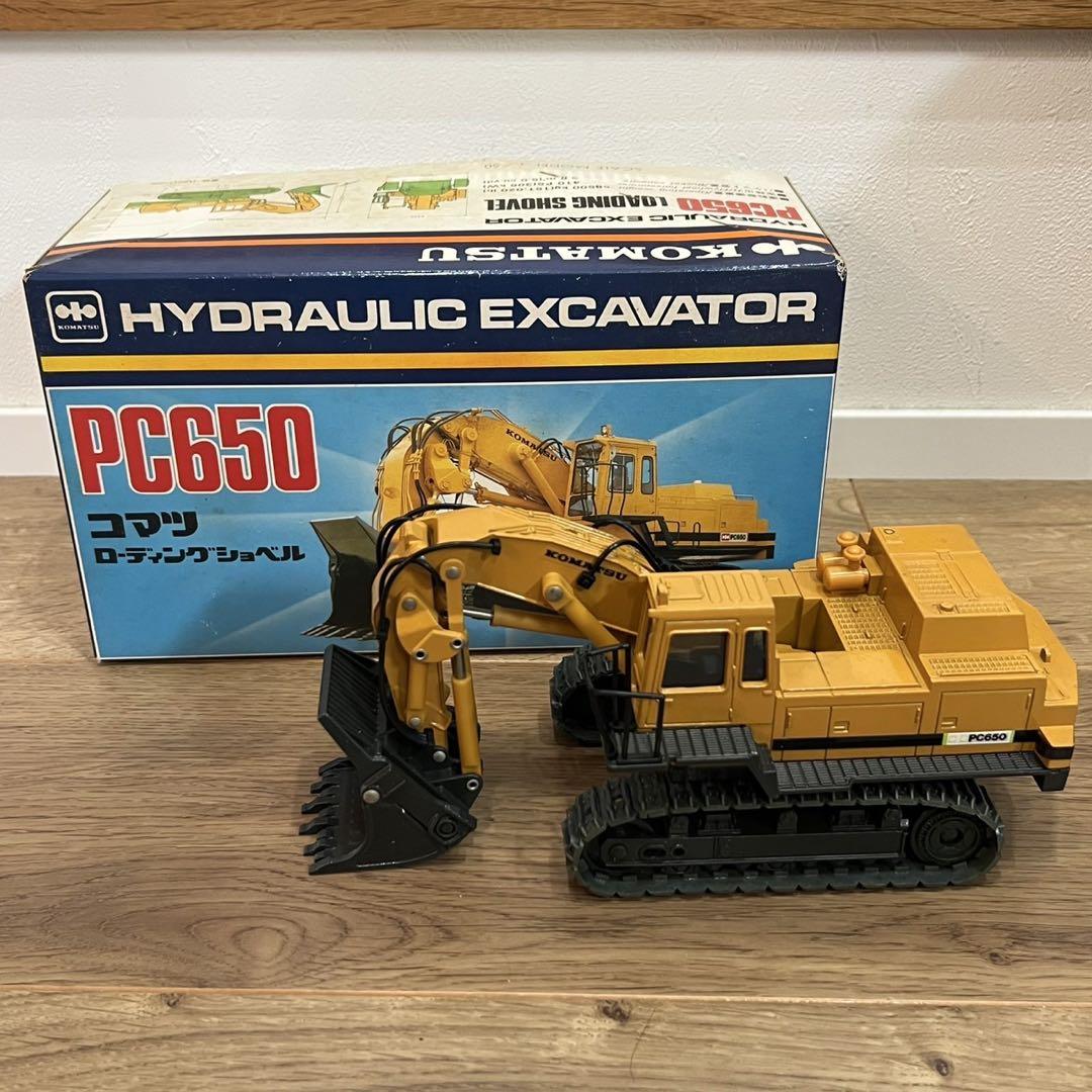 コマツ PC650 ローディングショベル 　　1/50 ミニカーショップ ケンボックス シンセイ☆614☆コマツPC650