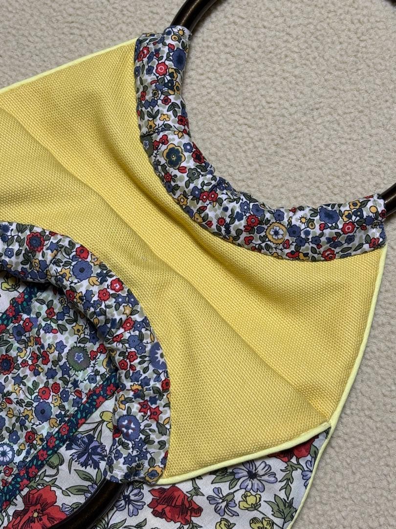 注意:予約品:丸い持ち手のペタンコバッグ ＊バレリーヌ＊