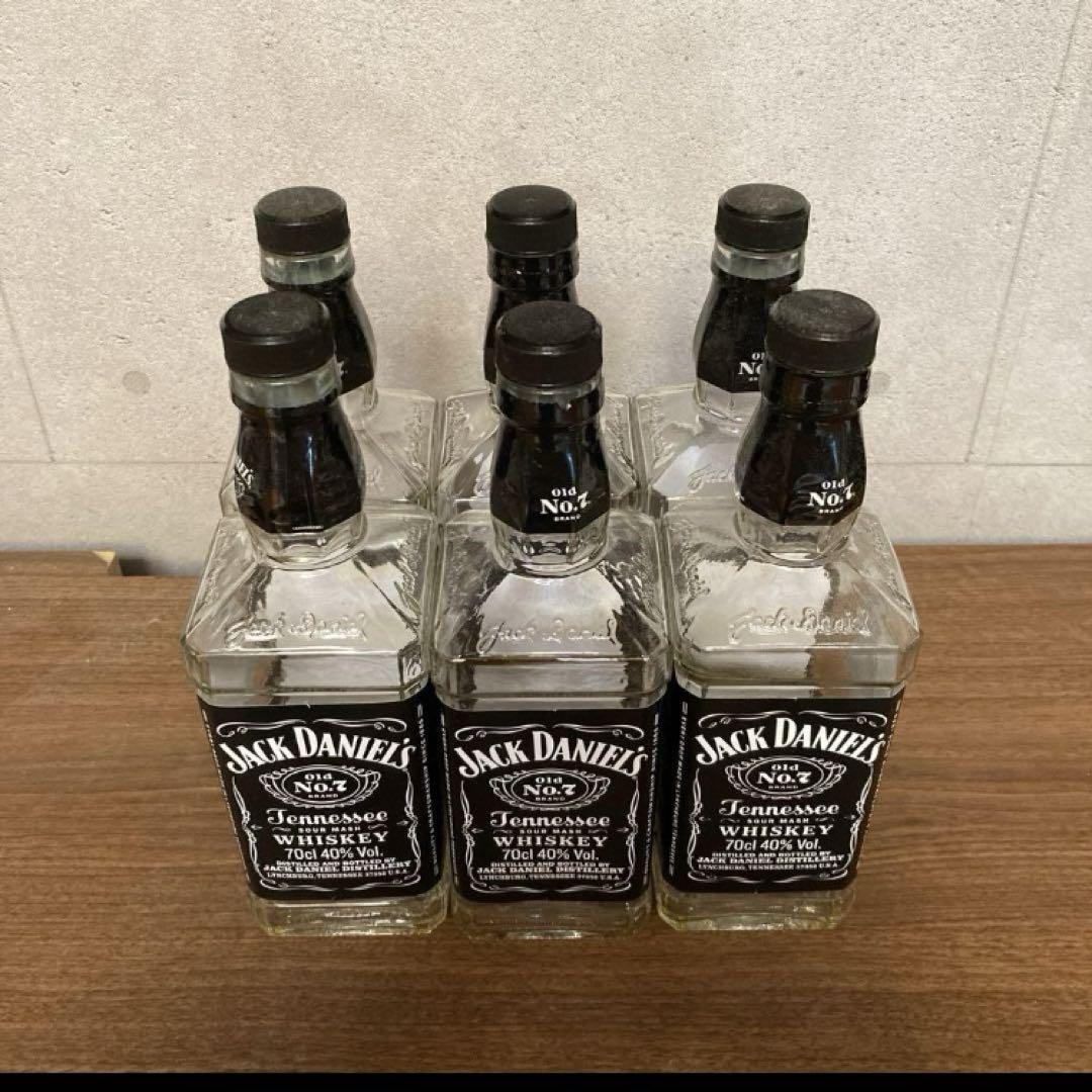 ジャックダニエル 700ml 空瓶 7本 - メルカリ