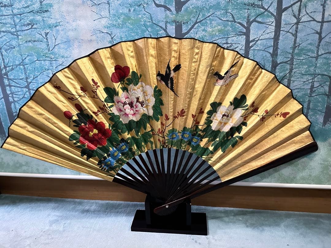 畫扇絵扇メイドインチャイナ扇子