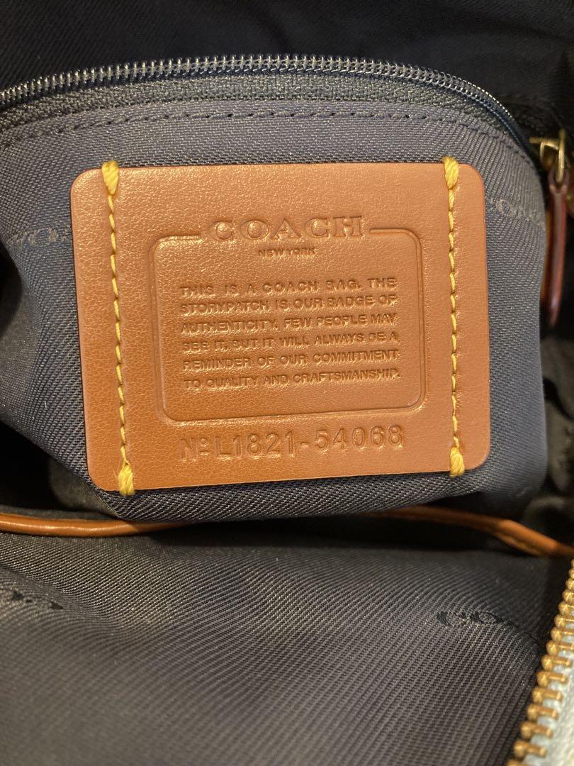 COACH コーチ ローズティー フラワー ライトブルーリュック