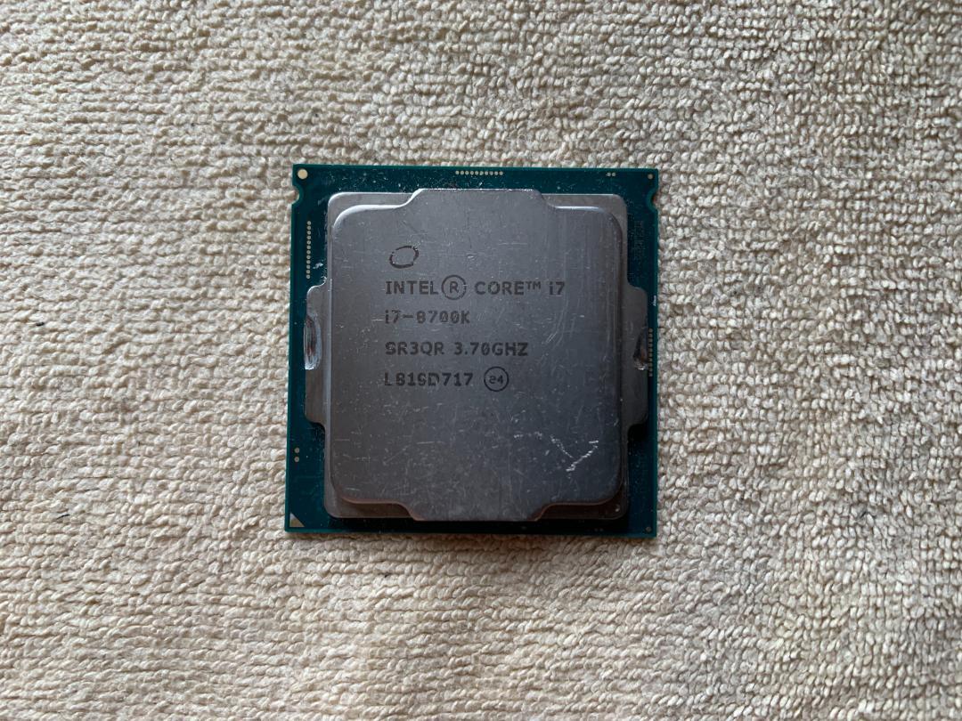 Intel Core i7-8700 2個セット ジャンク品 Intel Core i7-8700 マザーボード付き 【ジャンク品】 - メルカリ
