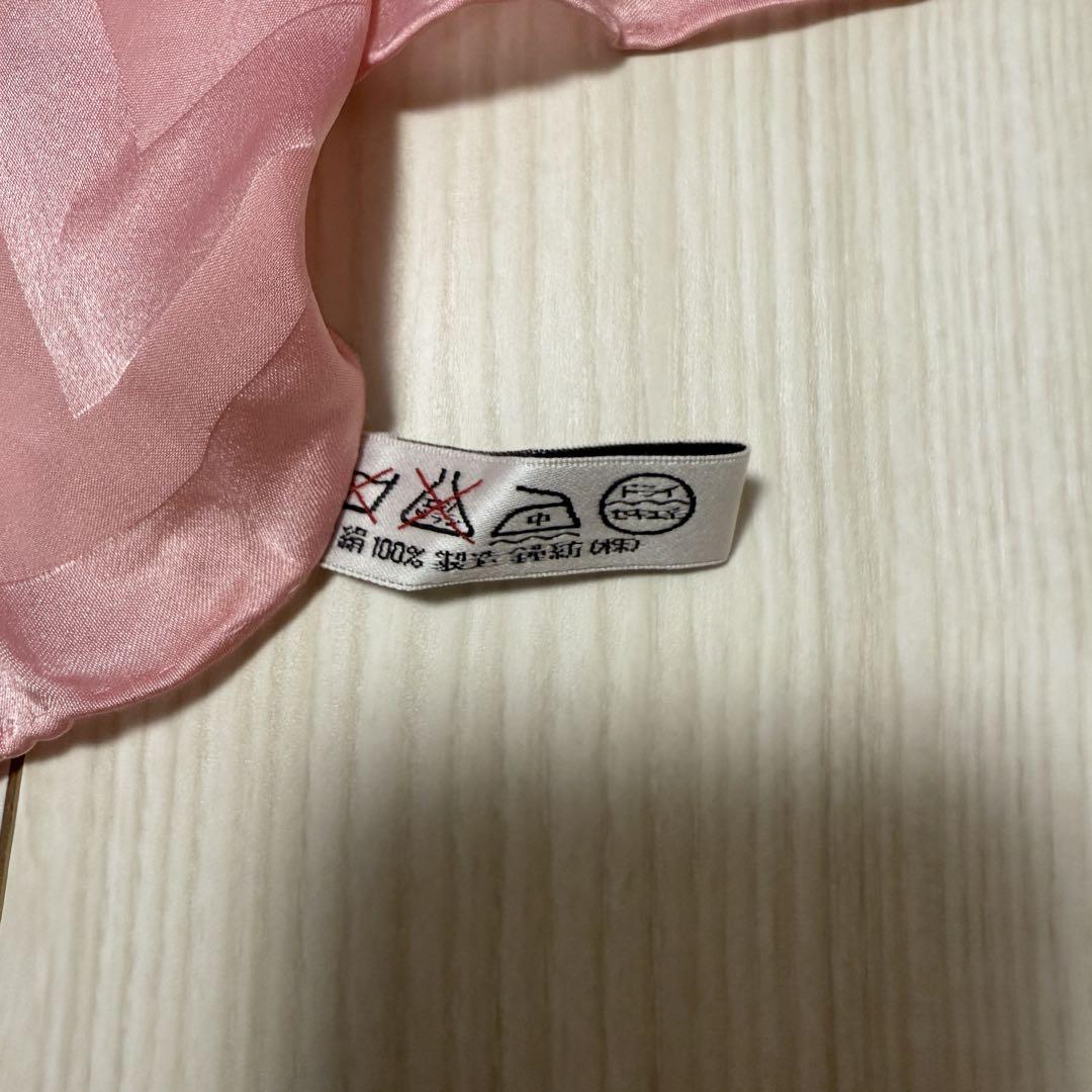 Christian Dior 大判スカーフ ピンク 柄
