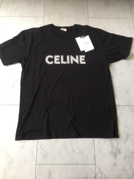 セリーヌロゴtシャツ