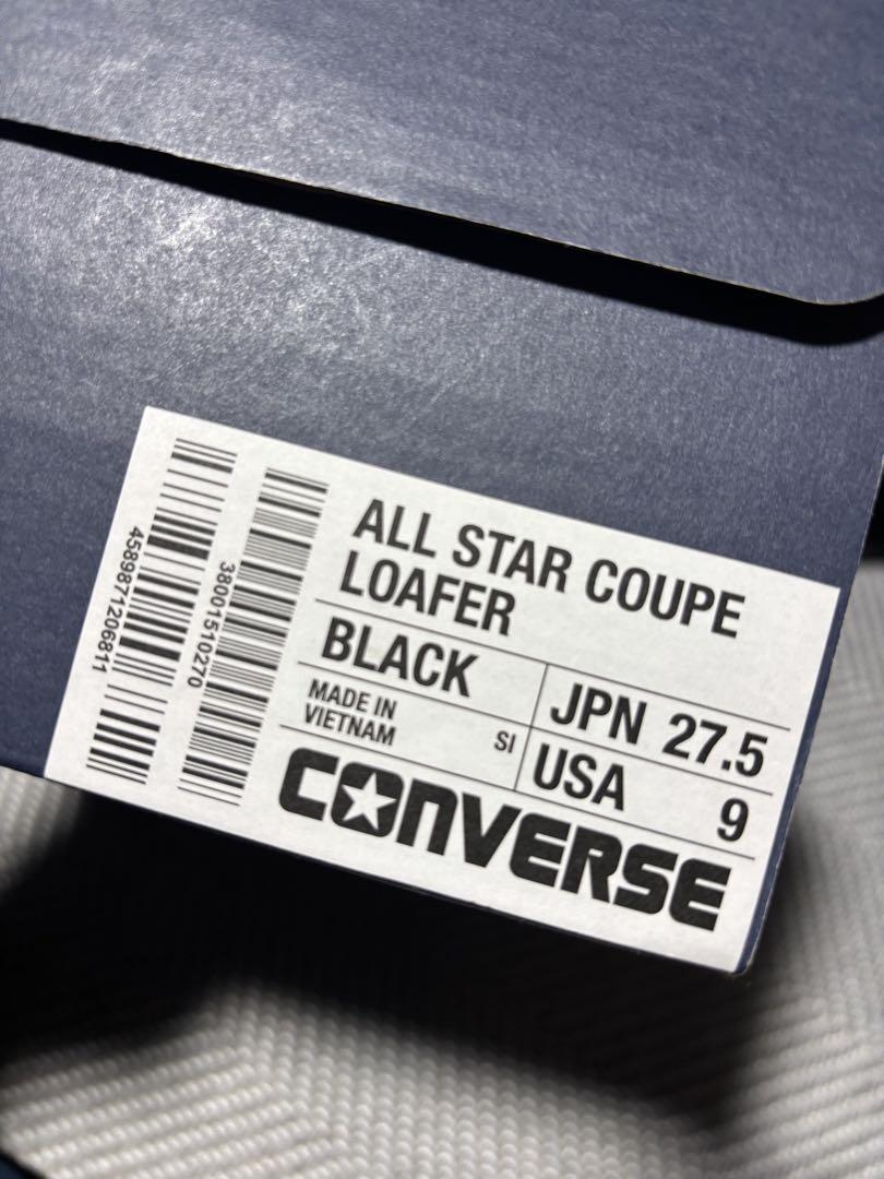 【美品】Converseオールスタークップレザー タッセルローファー27.5cm 【美品】Converseオールスタークップレザー タッセルローファー27.5cm