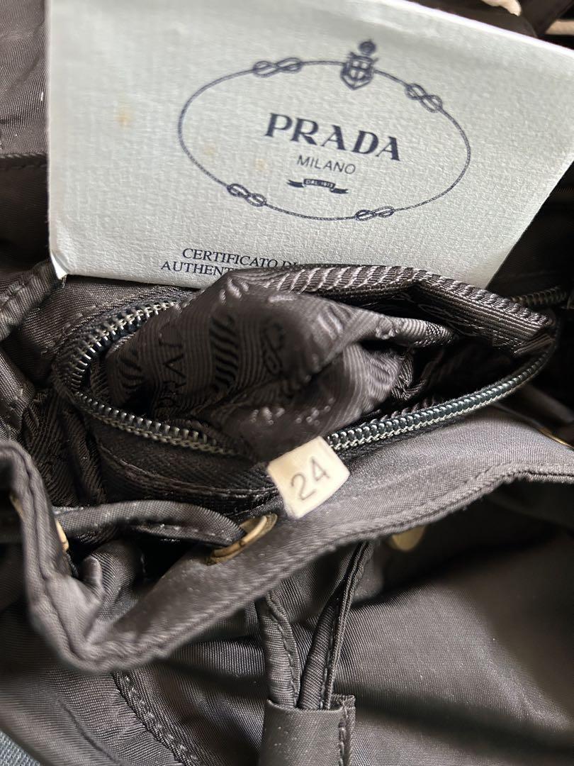 PRADA ブラック リュック　バック　 セット