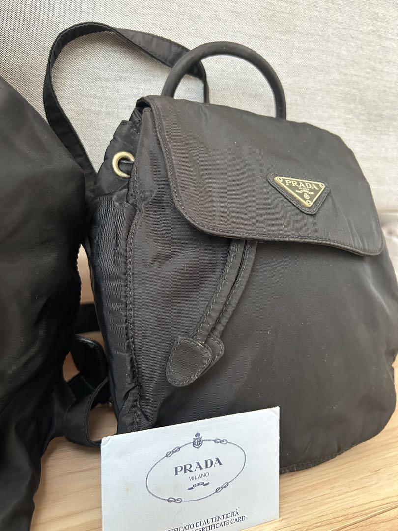 PRADA ブラック リュック　バック　 セット