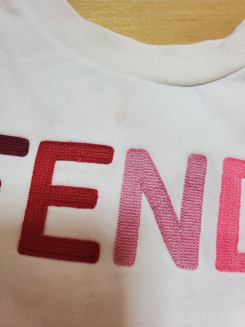 FENDI 半袖ワンピース 4A ホワイト/ピンク