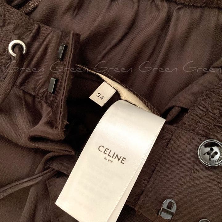 CELINE エディスリマン アスレチックパンツ 希少34 フィービー