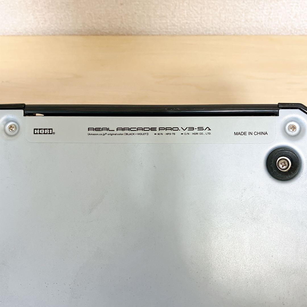 レア商品 HORI リアルアーケードPro.V3 SA  アケコン 希少 プロ HORI リアルアーケードPro V3 SA ホリ カラー ブラック×ダークブルー